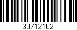 Código de barras (EAN, GTIN, SKU, ISBN): '30712102'