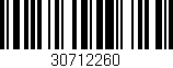 Código de barras (EAN, GTIN, SKU, ISBN): '30712260'