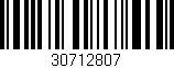 Código de barras (EAN, GTIN, SKU, ISBN): '30712807'