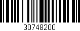Código de barras (EAN, GTIN, SKU, ISBN): '30748200'