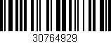 Código de barras (EAN, GTIN, SKU, ISBN): '30764929'
