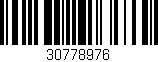 Código de barras (EAN, GTIN, SKU, ISBN): '30778976'