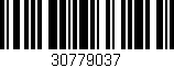 Código de barras (EAN, GTIN, SKU, ISBN): '30779037'