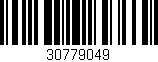Código de barras (EAN, GTIN, SKU, ISBN): '30779049'