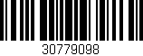 Código de barras (EAN, GTIN, SKU, ISBN): '30779098'
