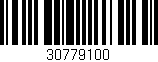 Código de barras (EAN, GTIN, SKU, ISBN): '30779100'