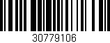 Código de barras (EAN, GTIN, SKU, ISBN): '30779106'