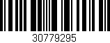Código de barras (EAN, GTIN, SKU, ISBN): '30779295'