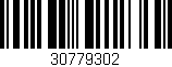 Código de barras (EAN, GTIN, SKU, ISBN): '30779302'