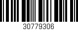 Código de barras (EAN, GTIN, SKU, ISBN): '30779306'