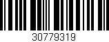 Código de barras (EAN, GTIN, SKU, ISBN): '30779319'