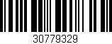Código de barras (EAN, GTIN, SKU, ISBN): '30779329'