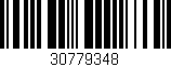 Código de barras (EAN, GTIN, SKU, ISBN): '30779348'