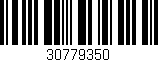 Código de barras (EAN, GTIN, SKU, ISBN): '30779350'