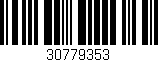 Código de barras (EAN, GTIN, SKU, ISBN): '30779353'