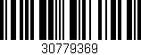 Código de barras (EAN, GTIN, SKU, ISBN): '30779369'