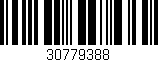 Código de barras (EAN, GTIN, SKU, ISBN): '30779388'