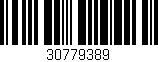 Código de barras (EAN, GTIN, SKU, ISBN): '30779389'