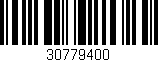 Código de barras (EAN, GTIN, SKU, ISBN): '30779400'