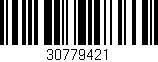 Código de barras (EAN, GTIN, SKU, ISBN): '30779421'