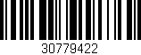 Código de barras (EAN, GTIN, SKU, ISBN): '30779422'