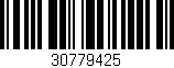 Código de barras (EAN, GTIN, SKU, ISBN): '30779425'