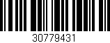 Código de barras (EAN, GTIN, SKU, ISBN): '30779431'