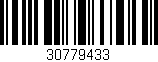 Código de barras (EAN, GTIN, SKU, ISBN): '30779433'