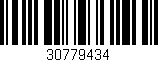 Código de barras (EAN, GTIN, SKU, ISBN): '30779434'