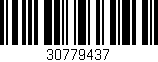 Código de barras (EAN, GTIN, SKU, ISBN): '30779437'