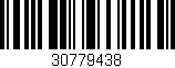 Código de barras (EAN, GTIN, SKU, ISBN): '30779438'