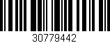 Código de barras (EAN, GTIN, SKU, ISBN): '30779442'