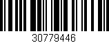 Código de barras (EAN, GTIN, SKU, ISBN): '30779446'