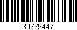 Código de barras (EAN, GTIN, SKU, ISBN): '30779447'