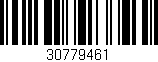 Código de barras (EAN, GTIN, SKU, ISBN): '30779461'