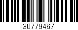 Código de barras (EAN, GTIN, SKU, ISBN): '30779467'