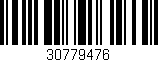 Código de barras (EAN, GTIN, SKU, ISBN): '30779476'