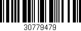 Código de barras (EAN, GTIN, SKU, ISBN): '30779479'