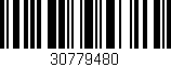 Código de barras (EAN, GTIN, SKU, ISBN): '30779480'