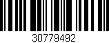 Código de barras (EAN, GTIN, SKU, ISBN): '30779492'
