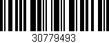 Código de barras (EAN, GTIN, SKU, ISBN): '30779493'