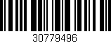 Código de barras (EAN, GTIN, SKU, ISBN): '30779496'