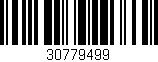 Código de barras (EAN, GTIN, SKU, ISBN): '30779499'