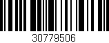 Código de barras (EAN, GTIN, SKU, ISBN): '30779506'