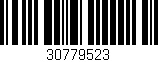 Código de barras (EAN, GTIN, SKU, ISBN): '30779523'