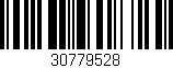 Código de barras (EAN, GTIN, SKU, ISBN): '30779528'