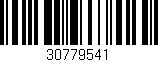 Código de barras (EAN, GTIN, SKU, ISBN): '30779541'