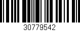 Código de barras (EAN, GTIN, SKU, ISBN): '30779542'