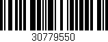 Código de barras (EAN, GTIN, SKU, ISBN): '30779550'