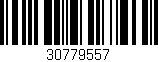 Código de barras (EAN, GTIN, SKU, ISBN): '30779557'